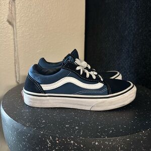 Vans Black and Blue Sneakers